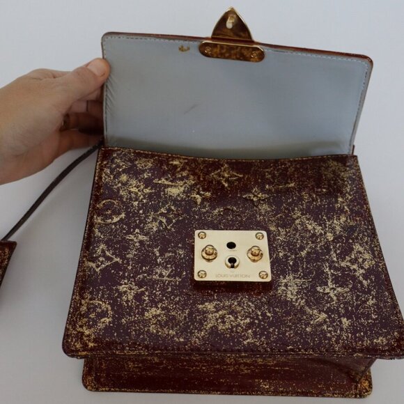 Louis Vuitton | Spring Street | Vintage and upcycled | Brown & Gold - Picture 12 of 16
